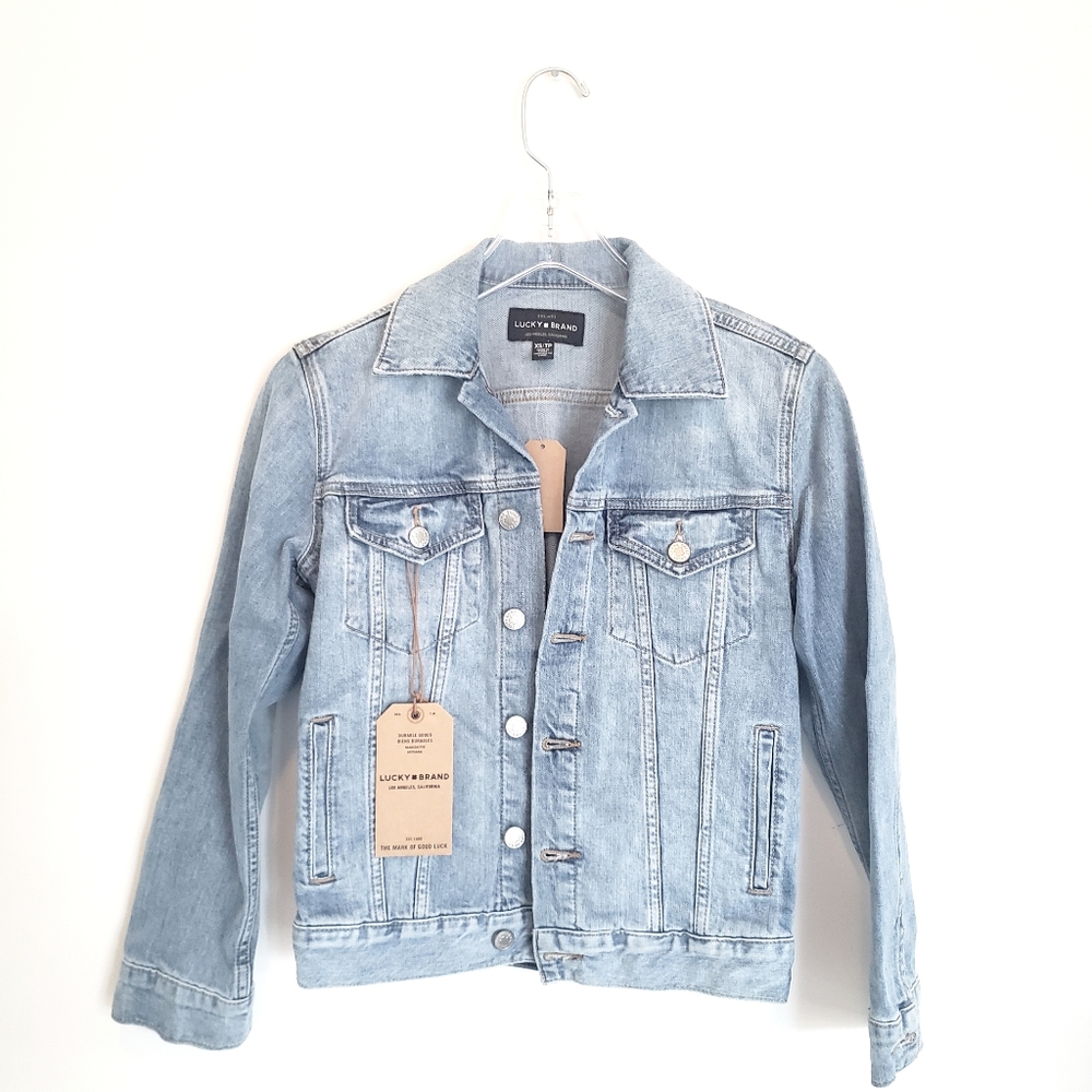NWT Lucky Brand Denim Jacket | Light Wash | XS